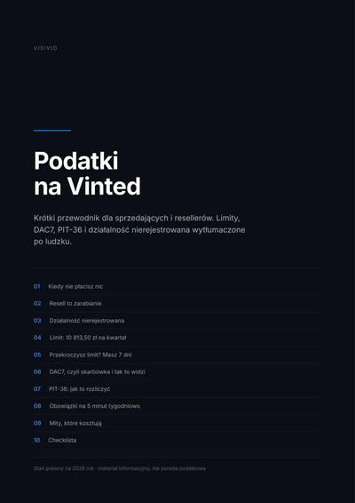 Podatki na Vinted 2026